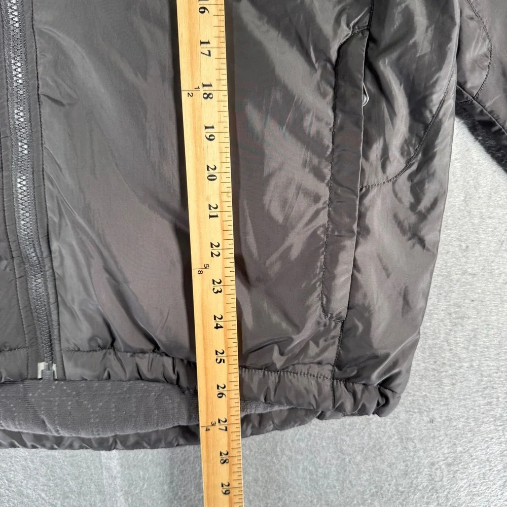 The North Face Jacket Mens M Full‎ Zip Fleece Lined Gray Lightweight Coat